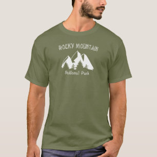 Nationaal park Rocky Mountain T-shirt