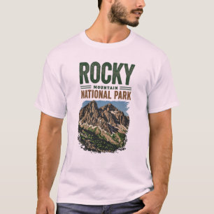 Nationaal park Rocky Mountain T-shirt