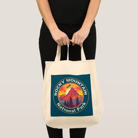 Nationaal park Rocky Mountain Tote Bag (Voorkant (product))