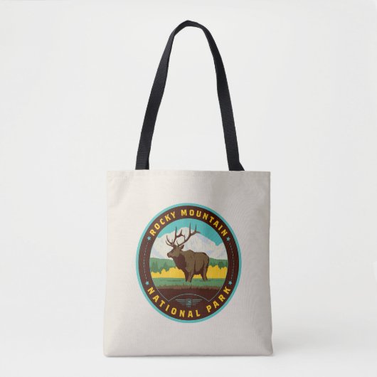 Nationaal park Rocky Mountain Tote Bag (Voorkant)