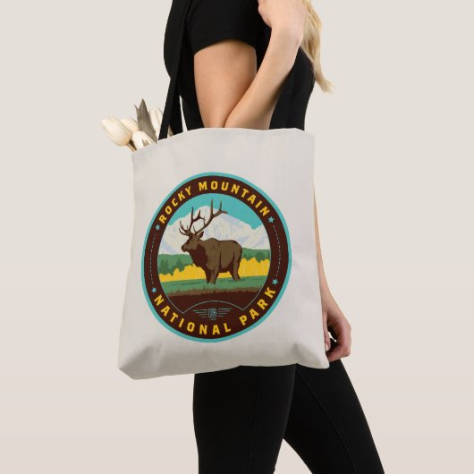 Nationaal park Rocky Mountain Tote Bag (Dichtbij)