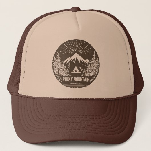 Nationaal park Rocky Mountain Trucker Pet (Voorkant)