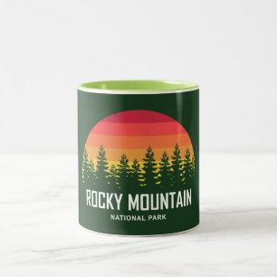 Nationaal park Rocky Mountain Tweekleurige Koffiemok