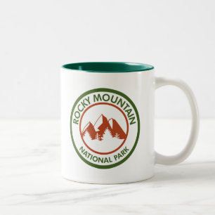 Nationaal park Rocky Mountain Tweekleurige Koffiemok