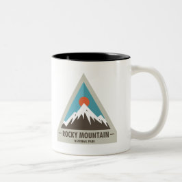 Nationaal park Rocky Mountain Tweekleurige Koffiemok