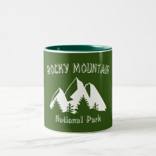 Nationaal park Rocky Mountain Tweekleurige Koffiemok