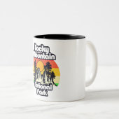 Nationaal park Rocky Mountain Tweekleurige Koffiemok (Voorkant rechts)