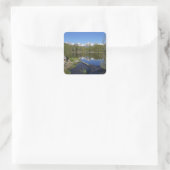 Nationaal park Rocky Mountain Vierkante Sticker (Tas)