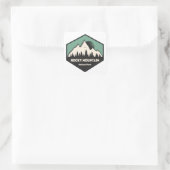 Nationaal park Rocky Mountain Vierkante Sticker (Tas)