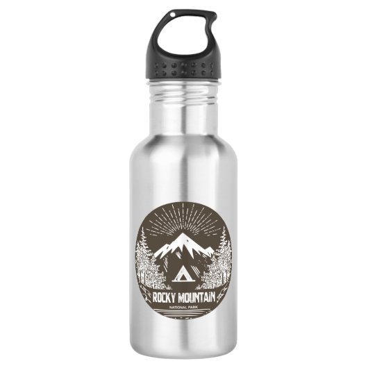 Nationaal park Rocky Mountain Waterfles (Voorkant)