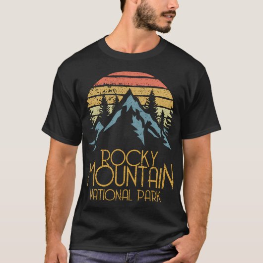 Nationaal park Rocky Mountains Colorado T-shirt (Voorkant)