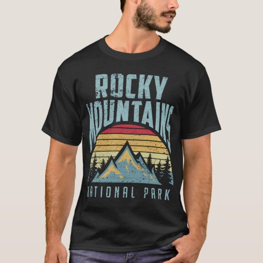 Nationaal park Rocky Mountains Colorado T-shirt (Voorkant)