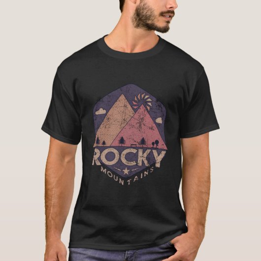 Nationaal park Rocky Mountains Colorado T-shirt (Voorkant)