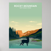 Nationaal park Rocky Mountains Poster (Voorkant)