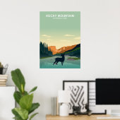 Nationaal park Rocky Mountains Poster (Thuiskantoor)
