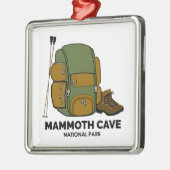 nationaal park rugzak van Mammoth Cave Metalen Ornament (Links)
