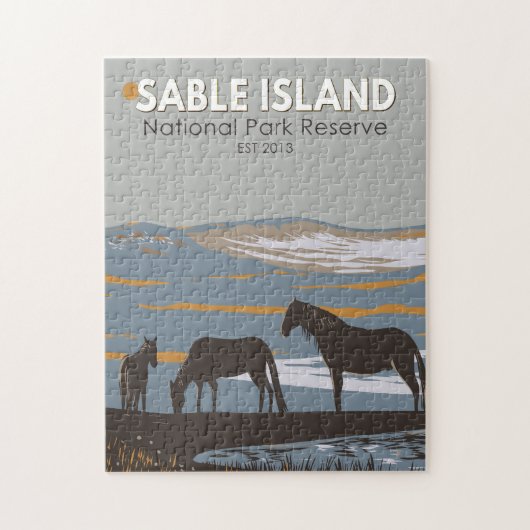 Nationaal Park Sable Island Reserve Canada  Legpuzzel (Verticaal)
