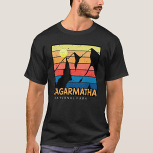 Nationaal Park Sagarmatha Everest Tibet Nepal 1976 T-shirt