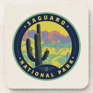Nationaal park Saguaro Bier Onderzetter