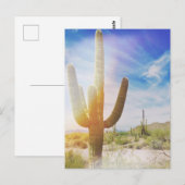 Nationaal park Saguaro Briefkaart (Voorkant / Achterkant)
