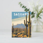 Nationaal park Saguaro Briefkaart (Staand voorkant)