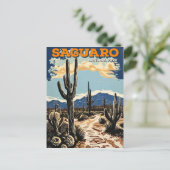Nationaal park Saguaro Briefkaart (Staand voorkant)