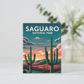 Nationaal park Saguaro Briefkaart (Staand voorkant)