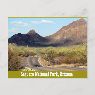 Nationaal Park Saguaro, Briefkaart van Tuscon Ariz