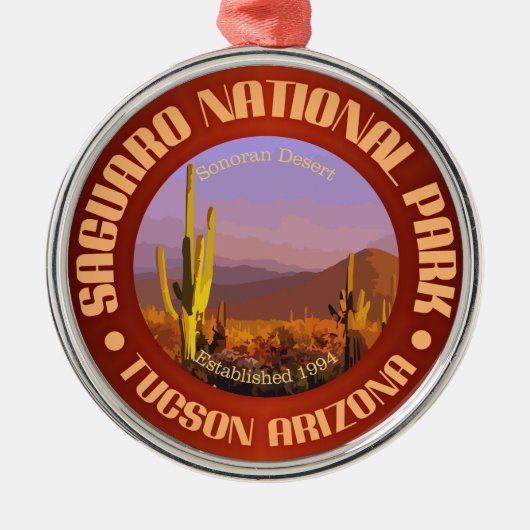 Nationaal Park Saguaro (C) Metalen Ornament (Voorkant)