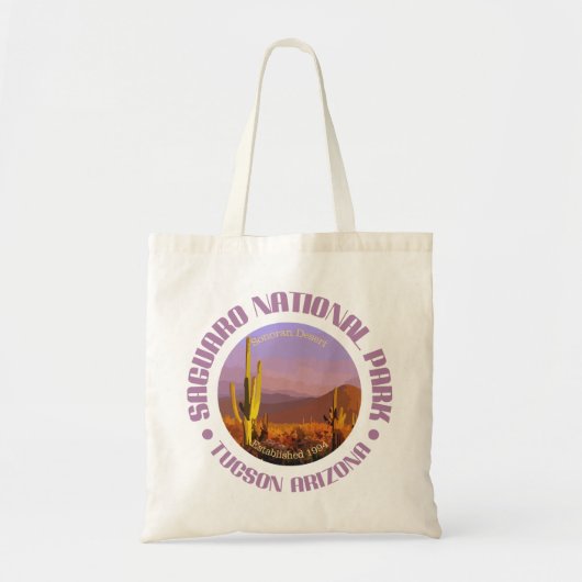 Nationaal Park Saguaro (C) Tote Bag (Voorkant)