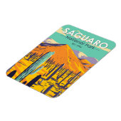 Nationaal Park Saguaro Cacti in het voorjaar van d Magneet (Linkerzijde)