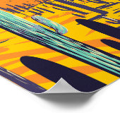 Nationaal Park Saguaro Cacti in het voorjaar van d Poster (Hoek)