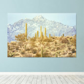 Nationaal park Saguaro Canvas Afdruk (Insitu (Houten vloer))