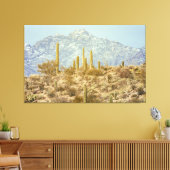 Nationaal park Saguaro Canvas Afdruk (Insitu (Woonkamer))