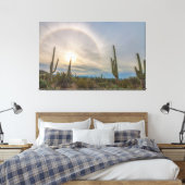 Nationaal park Saguaro Canvas Afdruk (Insitu (Slaapkamer))