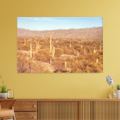 Nationaal park Saguaro Canvas Afdruk (Insitu (Woonkamer))