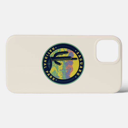 Nationaal park Saguaro Case-Mate iPhone Case (Achterkant (horizontaal))