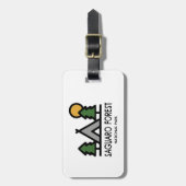 Nationaal park Saguaro Forest Bagagelabel (Voorkant verticaal)