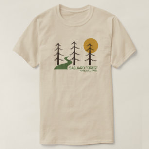 Nationaal Park Saguaro Forest-parcours T-shirt