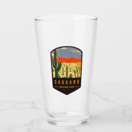 Nationaal park Saguaro Glas (Voorkant)