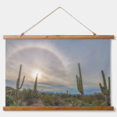 Nationaal park Saguaro met zonnescherm Hangend Wandkleed (Voorkant)