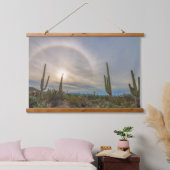 Nationaal park Saguaro met zonnescherm Hangend Wandkleed (Slaapkamer)
