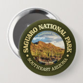 Nationaal park Saguaro (NP2) Ronde Button 4,0 Cm (Voorkant /achterkant)