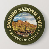 Nationaal park Saguaro (NP2) Ronde Button 4,0 Cm (Voorkant)