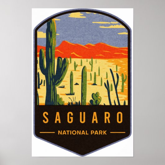 Nationaal park Saguaro Poster (Voorkant)