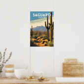 Nationaal park Saguaro Poster (Keuken)