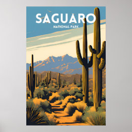 Nationaal park Saguaro Poster