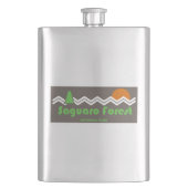 Nationaal park Saguaro Retro Flacon (Voorkant)