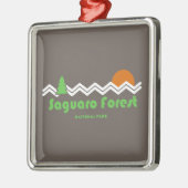 Nationaal park Saguaro Retro Metalen Ornament (Links)