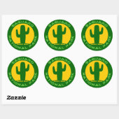 Nationaal park Saguaro Ronde Sticker (Vel)